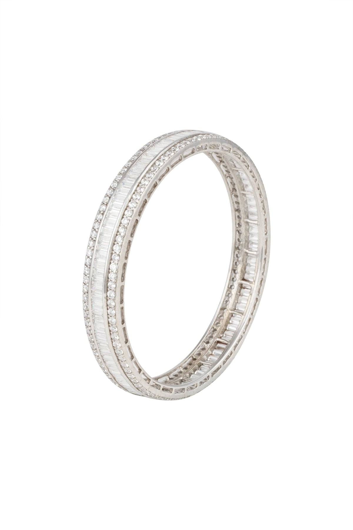 White Finish Handcrafted Bangle