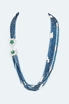 Midnight Blue Beaded Mala