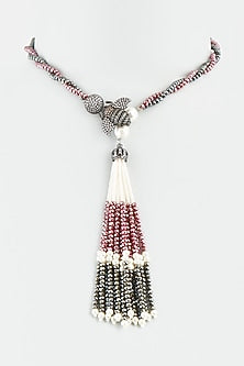 Multi-Colored Beaded Twisted Bracelet