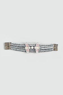 Grey Zircon Butterfly Bracelet