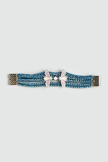 Blue Zircon Butterfly Bracelet
