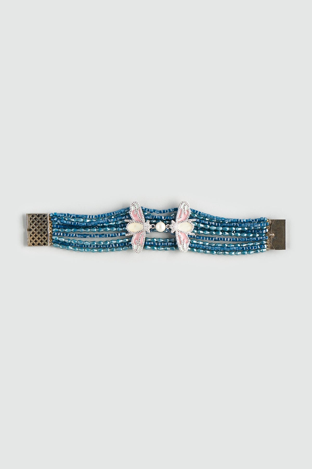 Blue Zircon Butterfly Bracelet