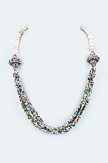 Multi-Colored Beaded Long Necklace