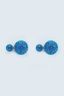 Blue Zircon Stud Earrings