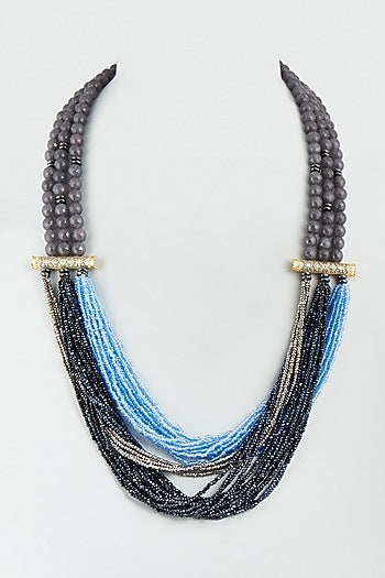 Multi-Colored Crystal & Zircons Necklace