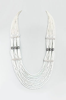 Grey Beaded Necklace