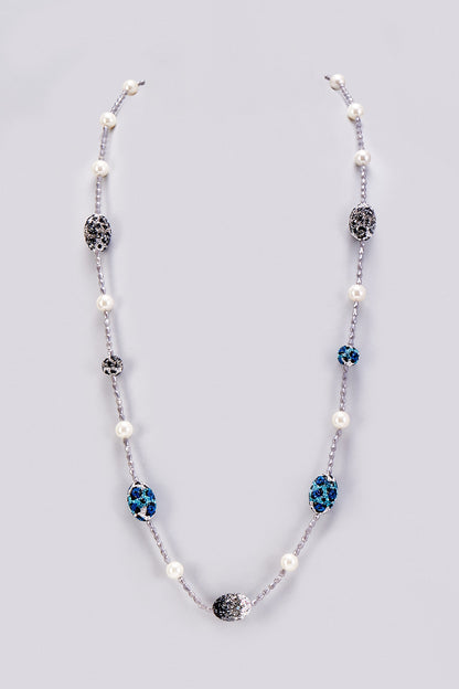 Multi-Colored Swarovski Long Necklace