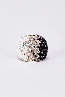 Black Swarovski Ring