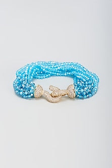 Rose Gold Finish Crystal Bracelet
