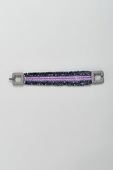 White Finish Crystal Bracelet