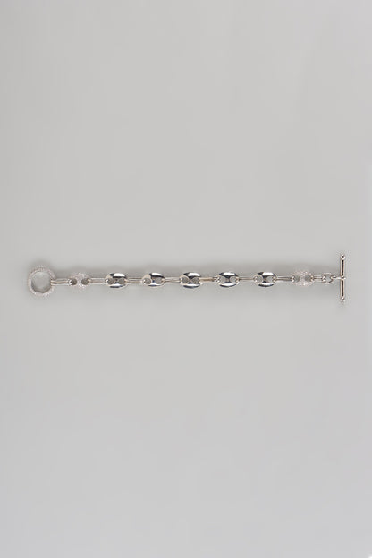 White Finish American Diamond Bracelet