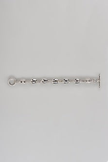 White Finish American Diamond Bracelet