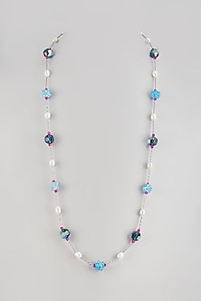 Blue & White Swarovski Mala