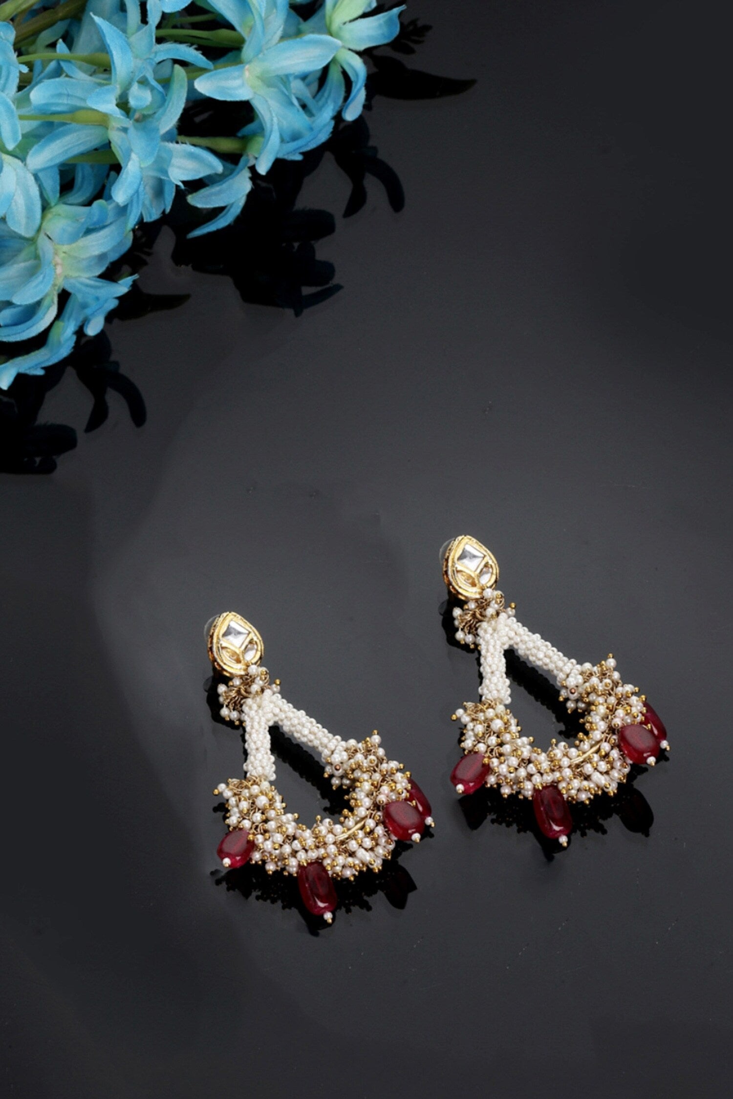Stone Embellished Drops 
