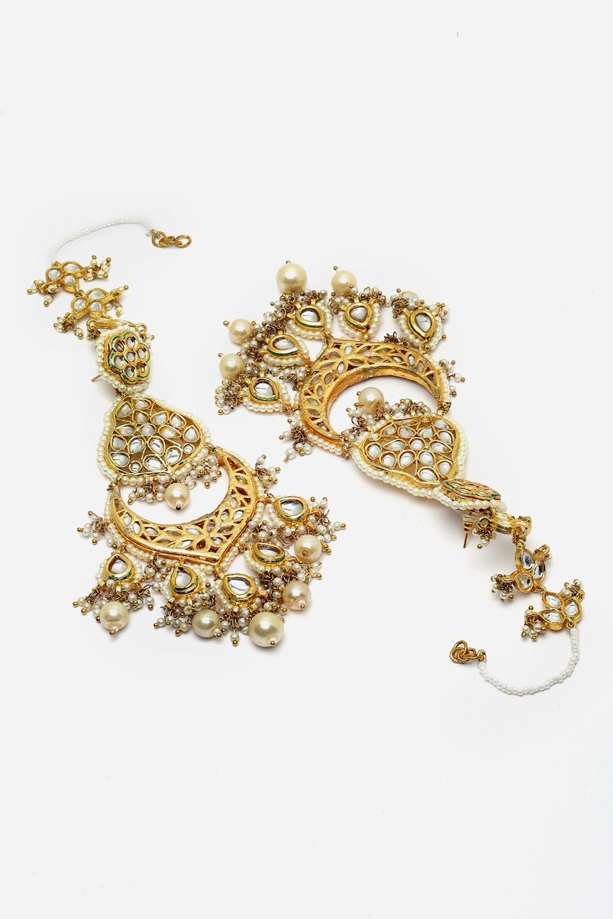 Kundan Embellished Dangler Earrings 