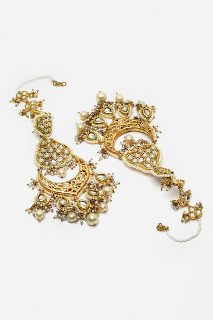 Kundan Embellished Dangler Earrings 