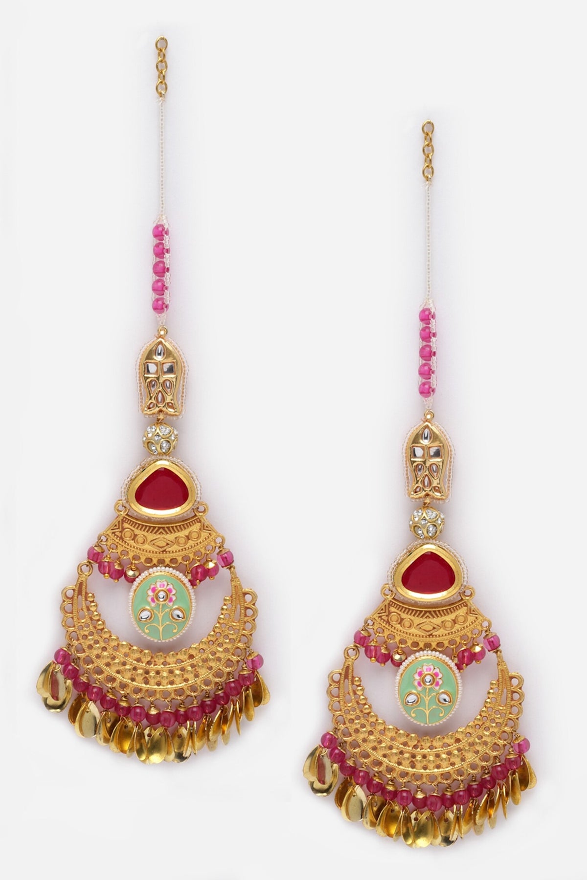 Floral Pattern Chandbalis 
