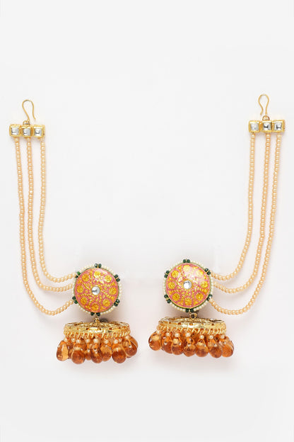 Meenakari Jhumkas 