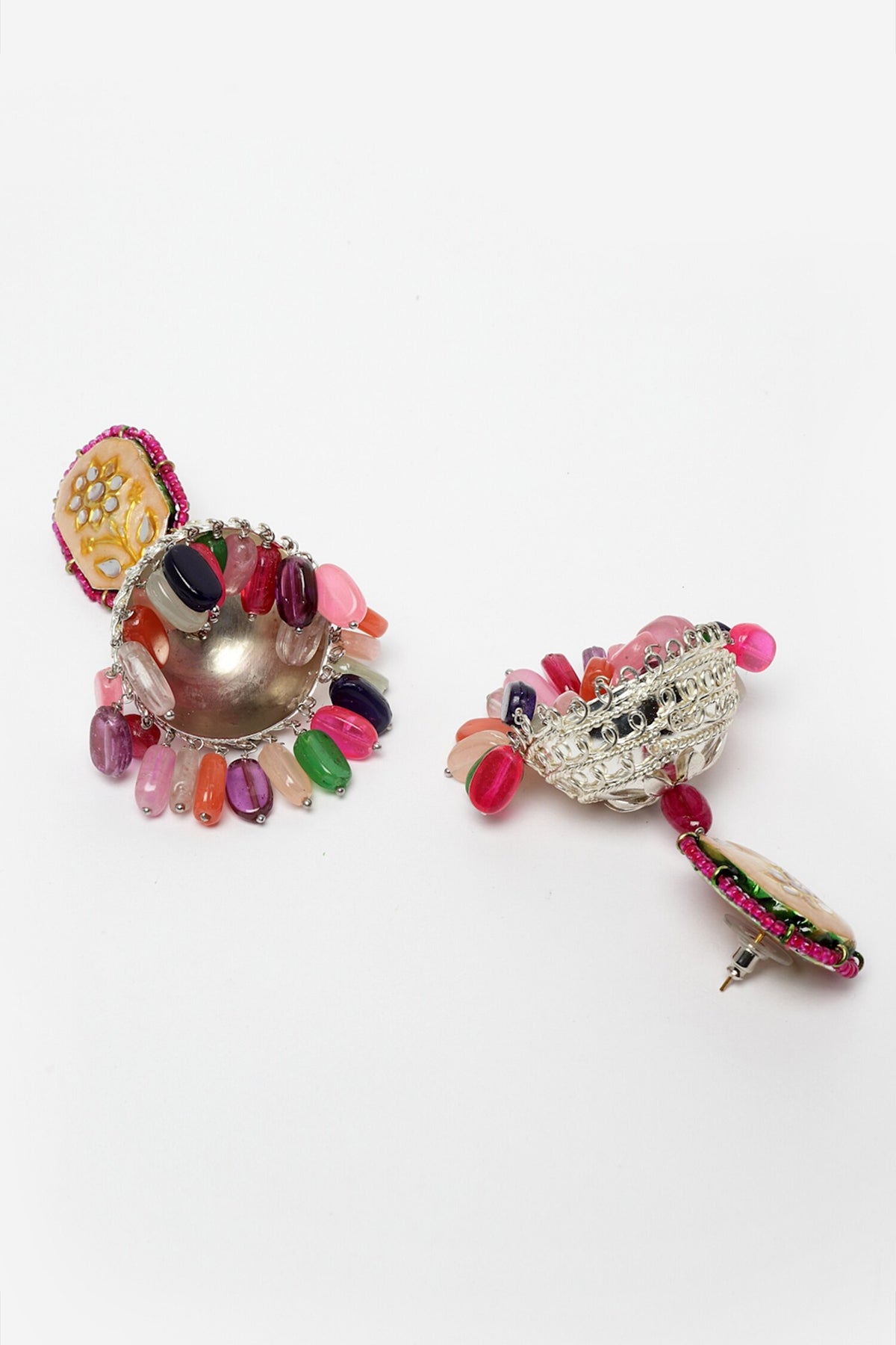 Stone Drop Jhumkas 