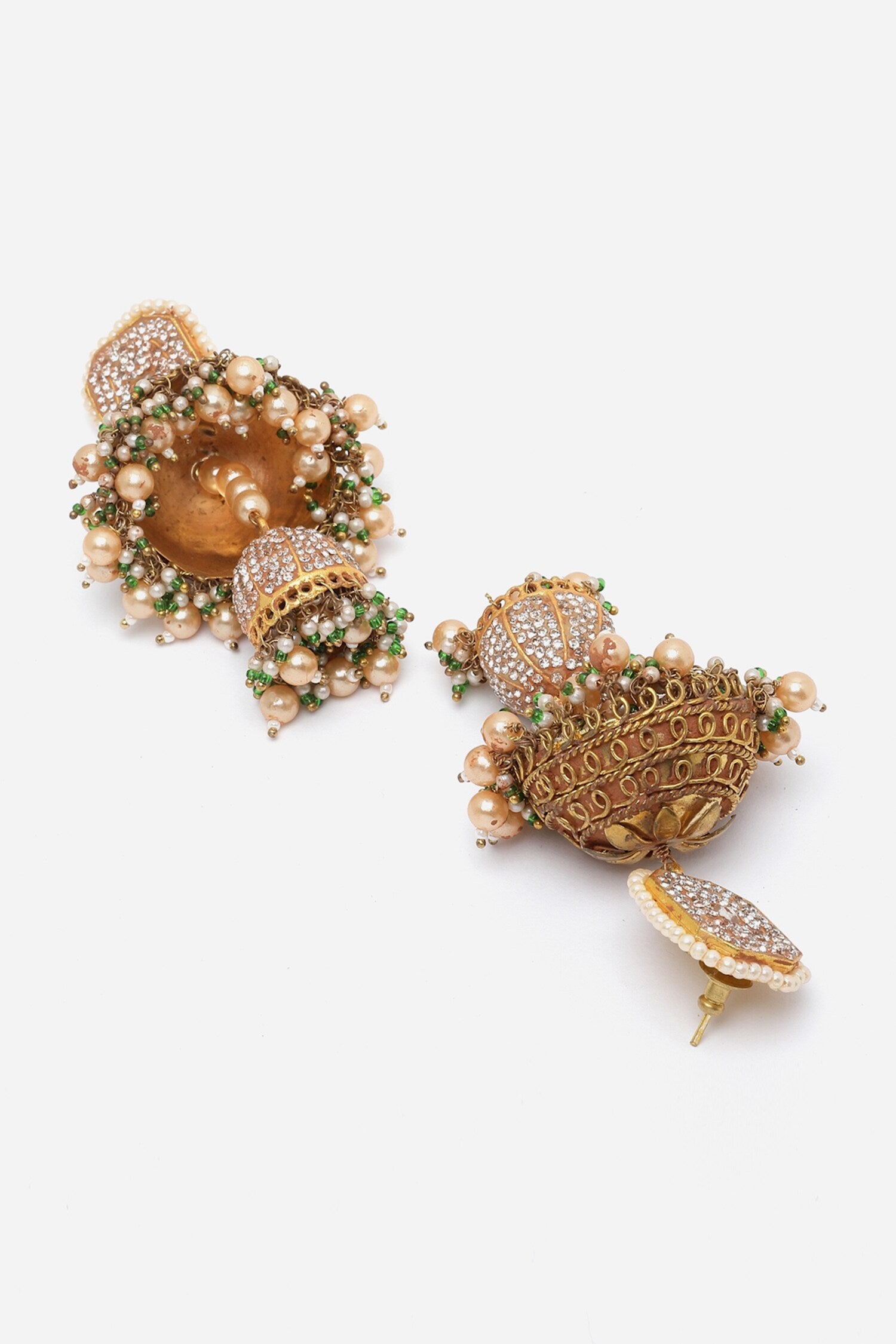 Embellished Layered Jhumkis 