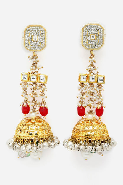 Ghungroo Drop Long Jhumkis 