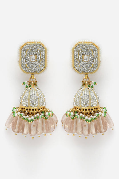 Stone Embellished Jhumkis 