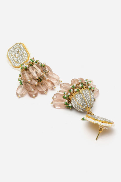 Stone Embellished Jhumkis 