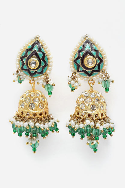 Tear Drop Shape Jhumkis 
