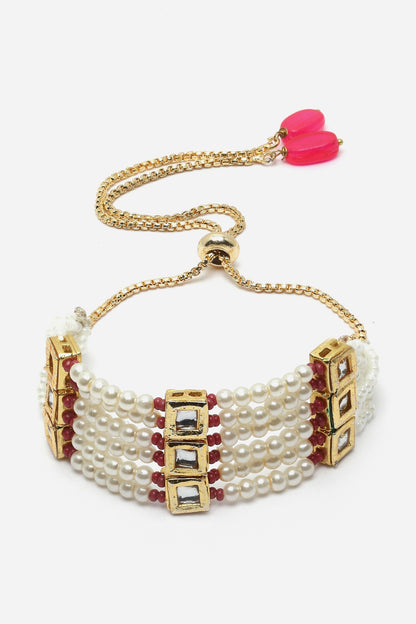 Multi Layered Pearl Bracelet 