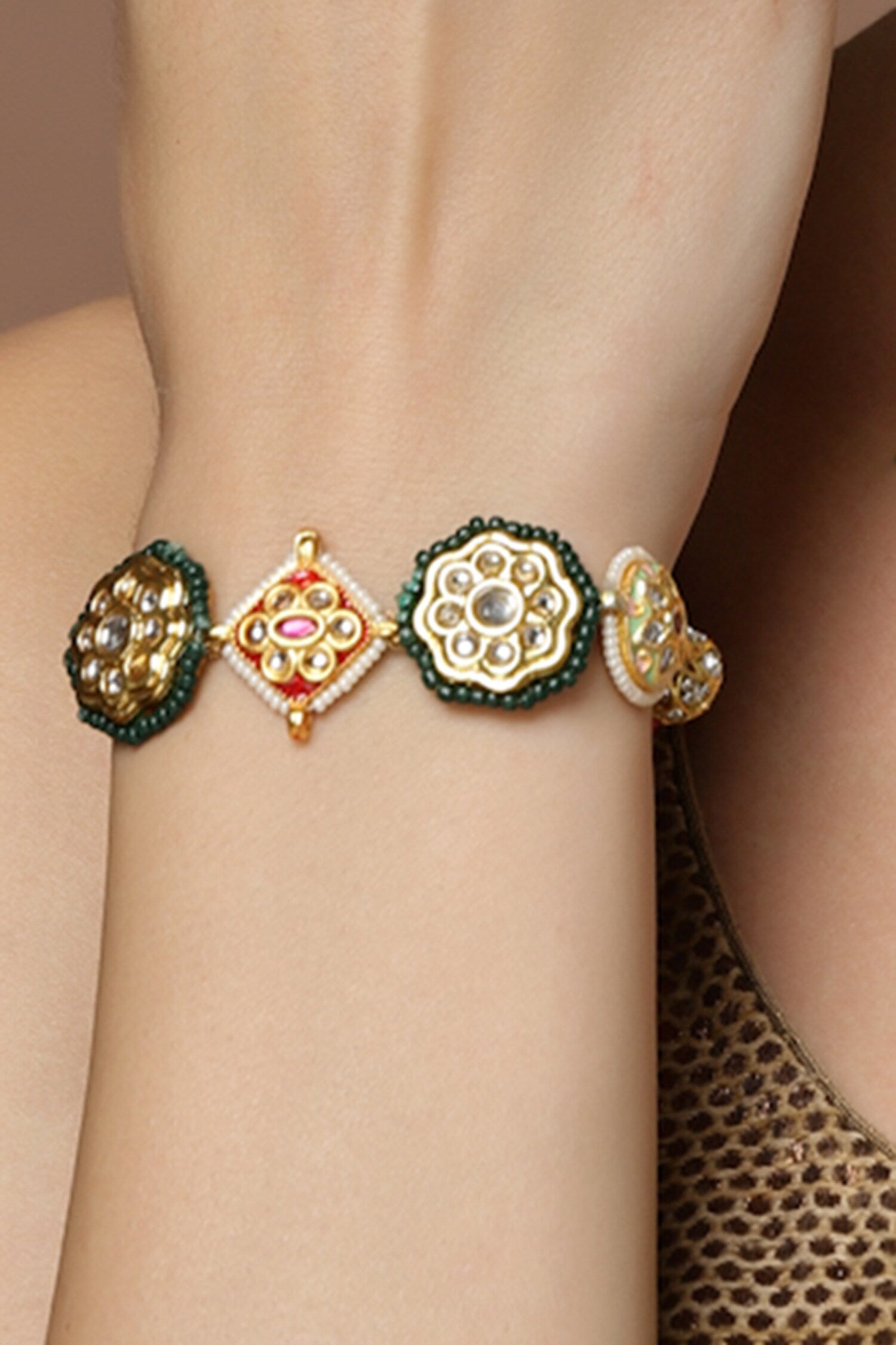 Kundan Embellished Bracelet 