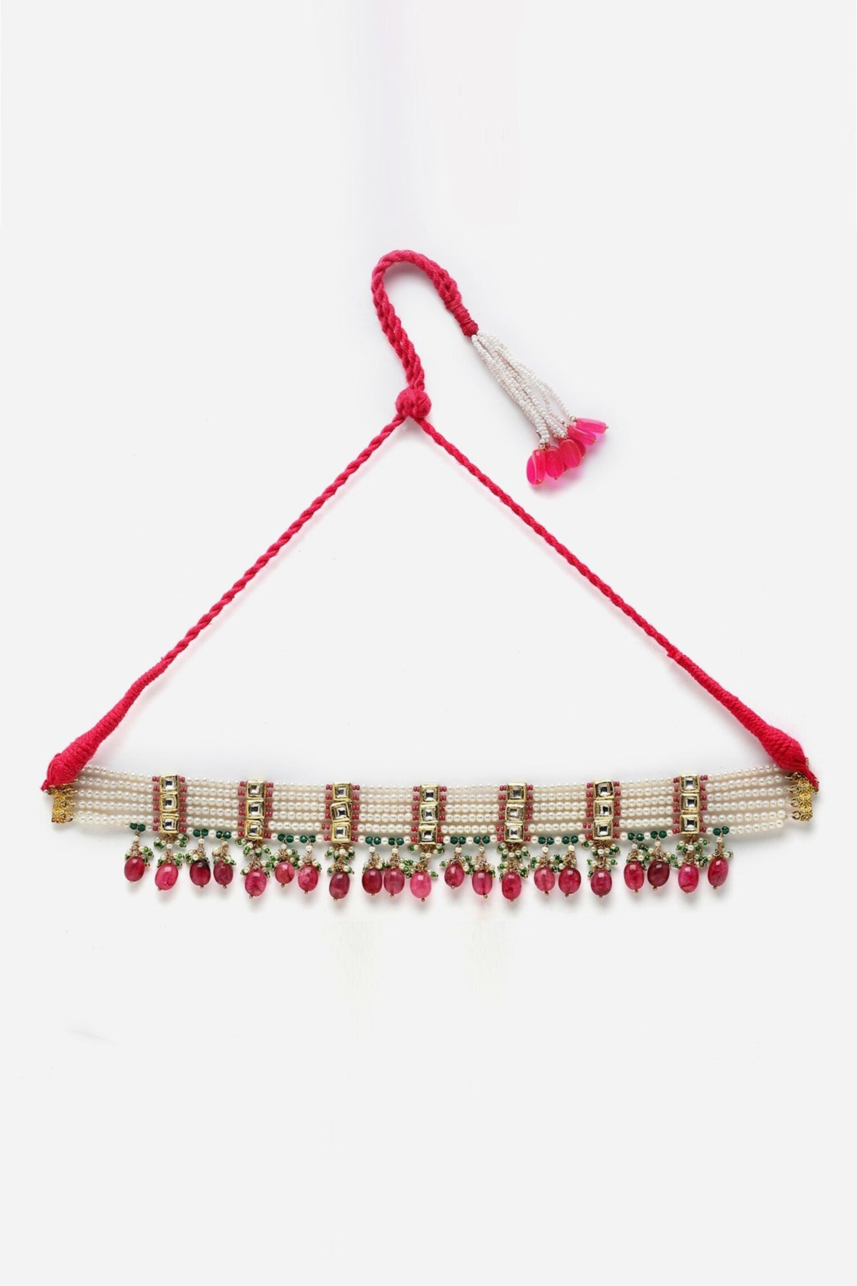 Multi Layered Pearl Choker 