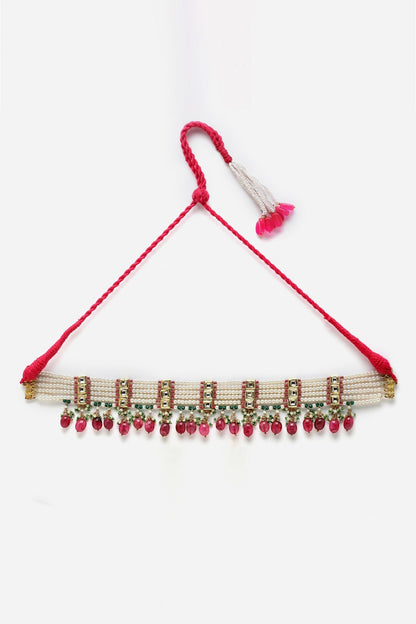 Multi Layered Pearl Choker 