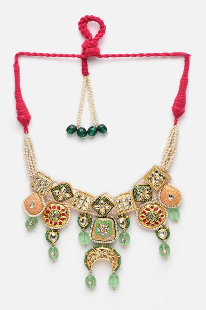 Meenakari Work Choker 