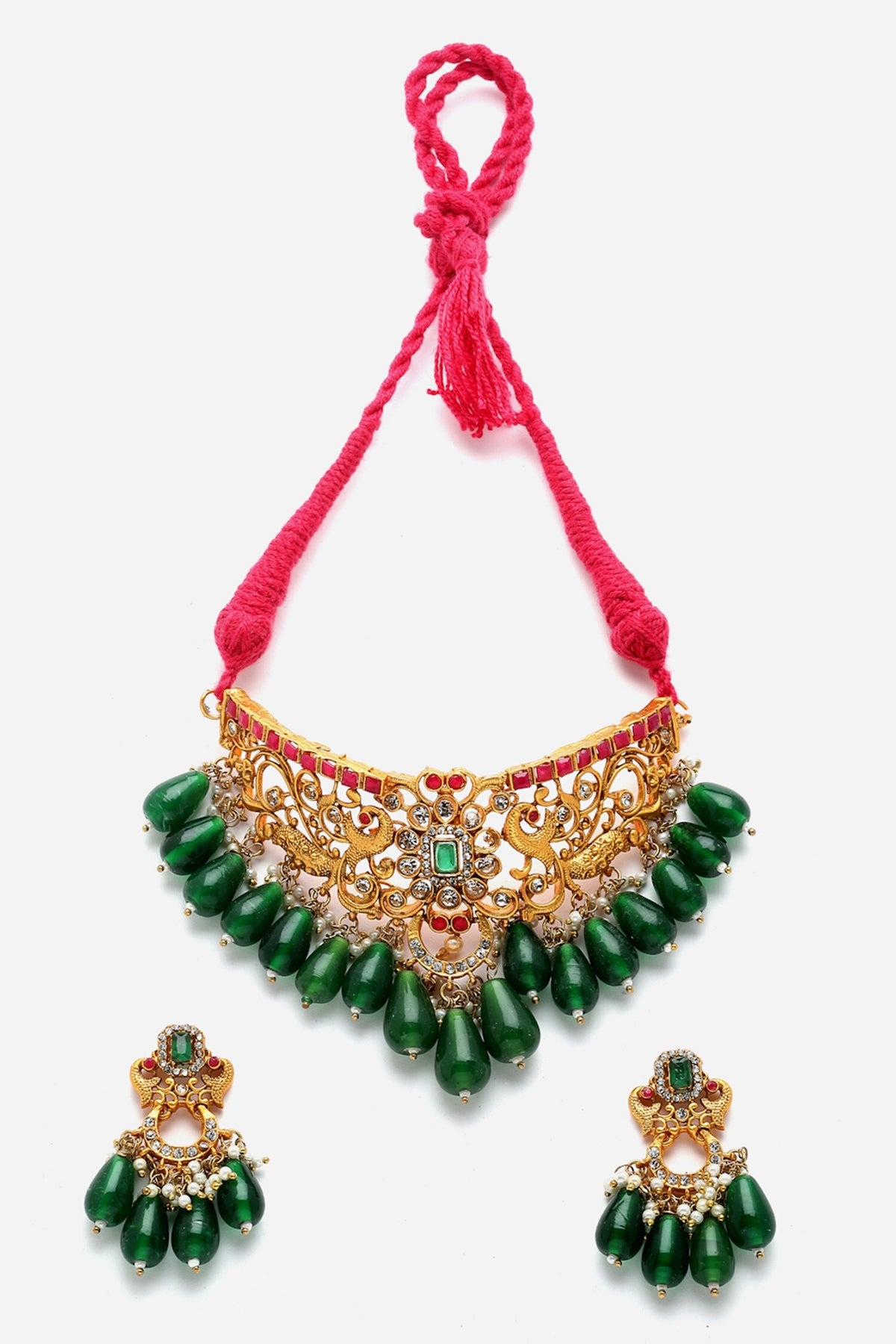 Cutout Detail Choker Set 