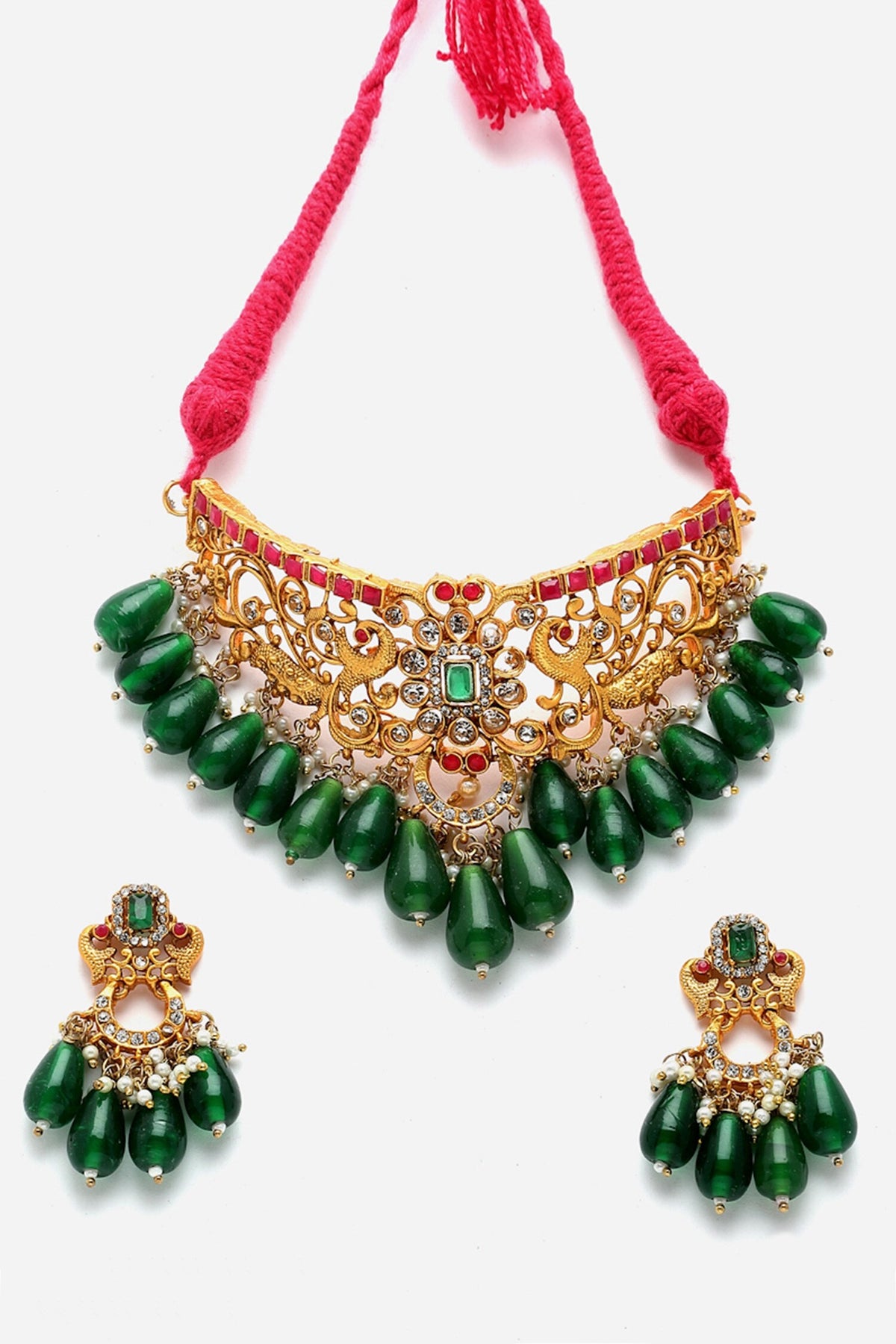 Cutout Detail Choker Set 