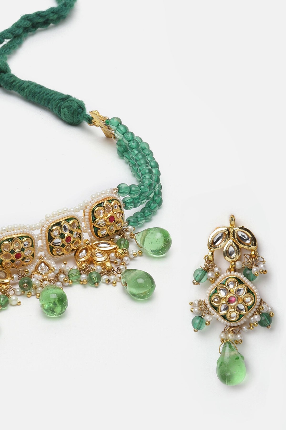 Bead Drop Choker Set 