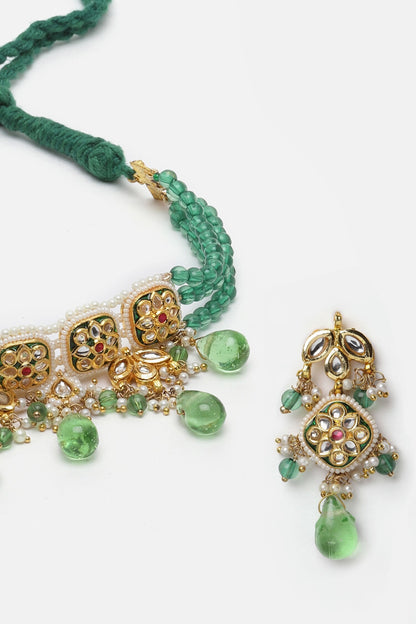 Bead Drop Choker Set 