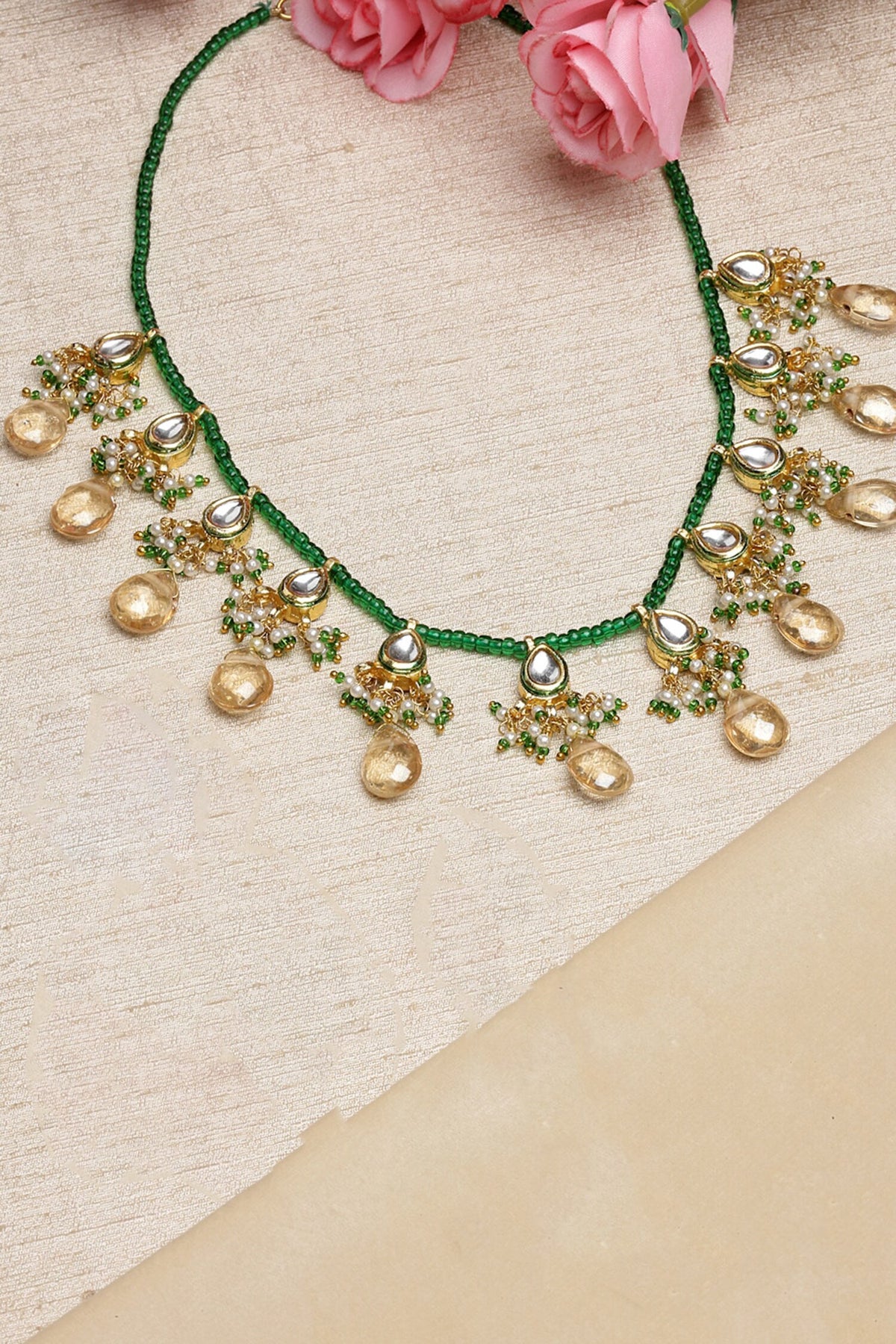 Kundan Embellished Necklace 