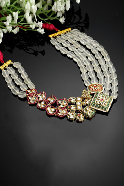 Beaded Multi Layer Necklace 