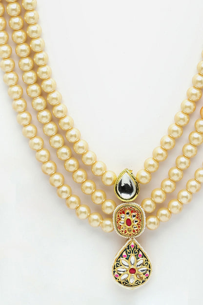 Multi Layered Pearl Necklace 