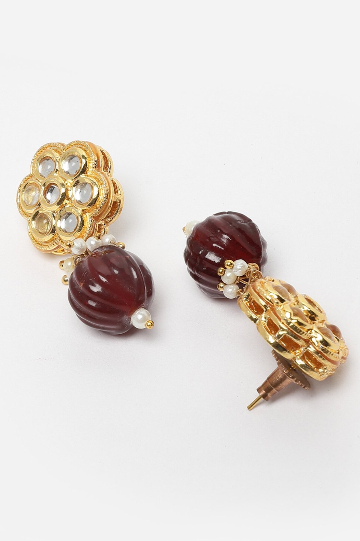 Kundan Embellished Necklace Set 