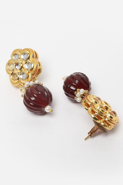Kundan Embellished Necklace Set 