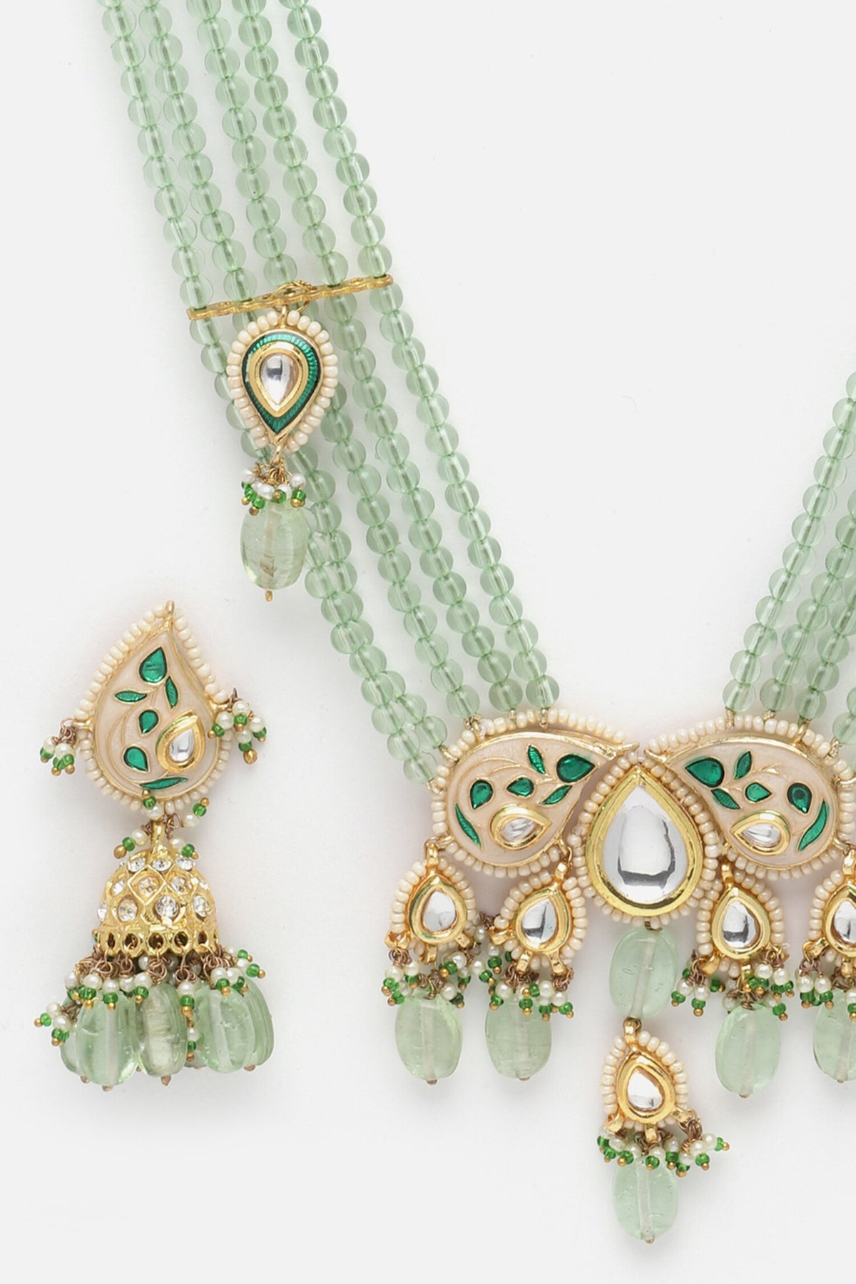 Meenakari Work Pendant Necklace Set 
