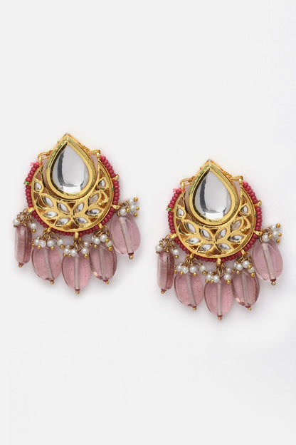 Tear Drop Shaped Pendant Necklace Set 