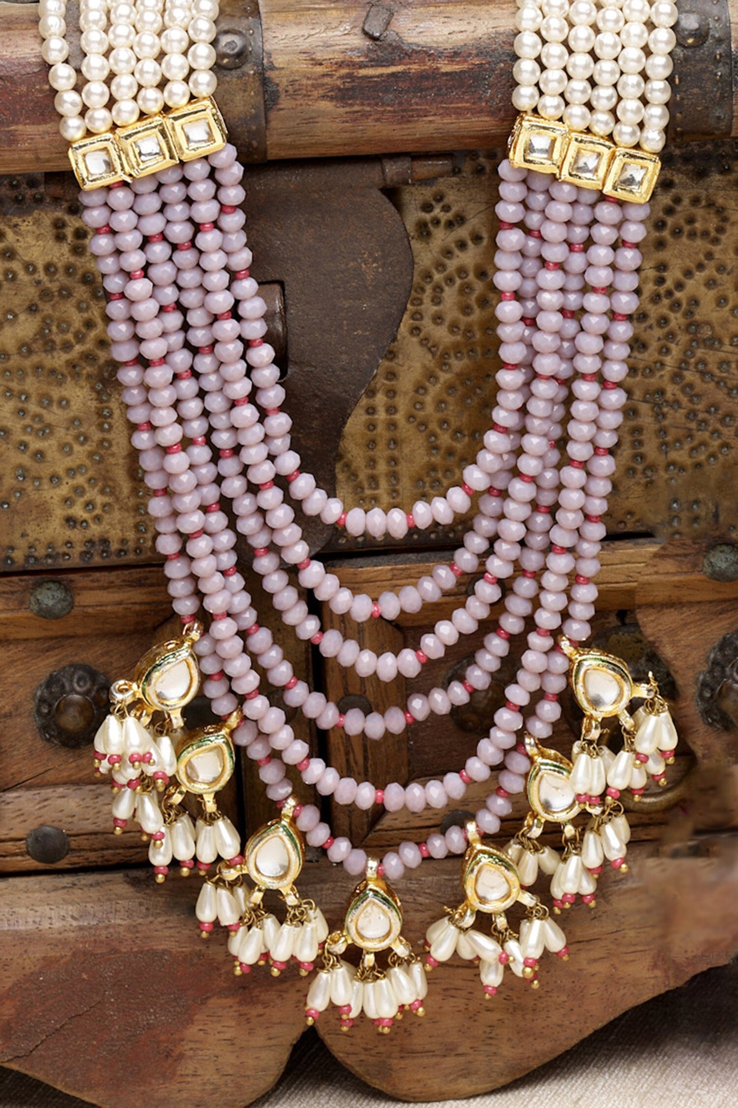 Bead Embellished Layered Necklace 