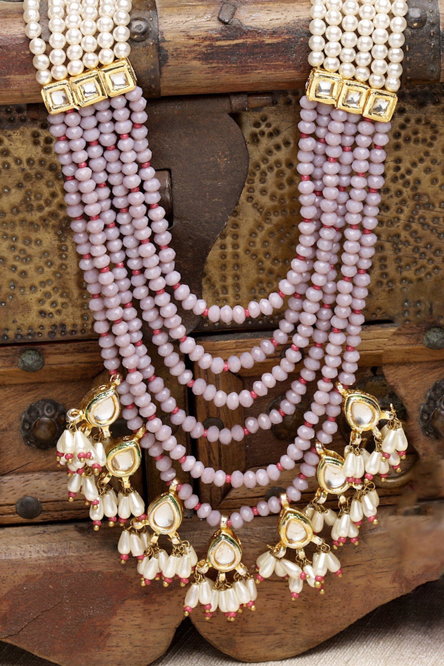 Bead Embellished Layered Necklace 