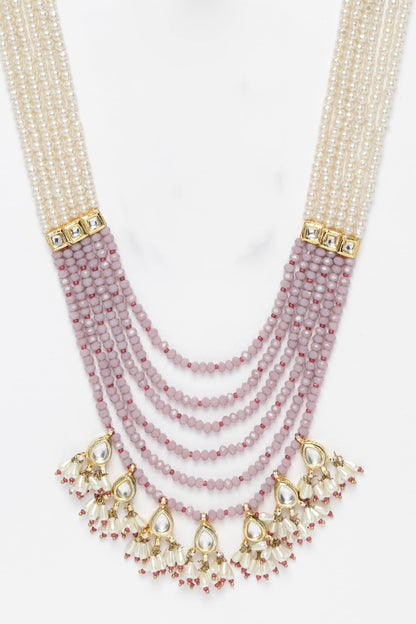 Bead Embellished Layered Necklace 
