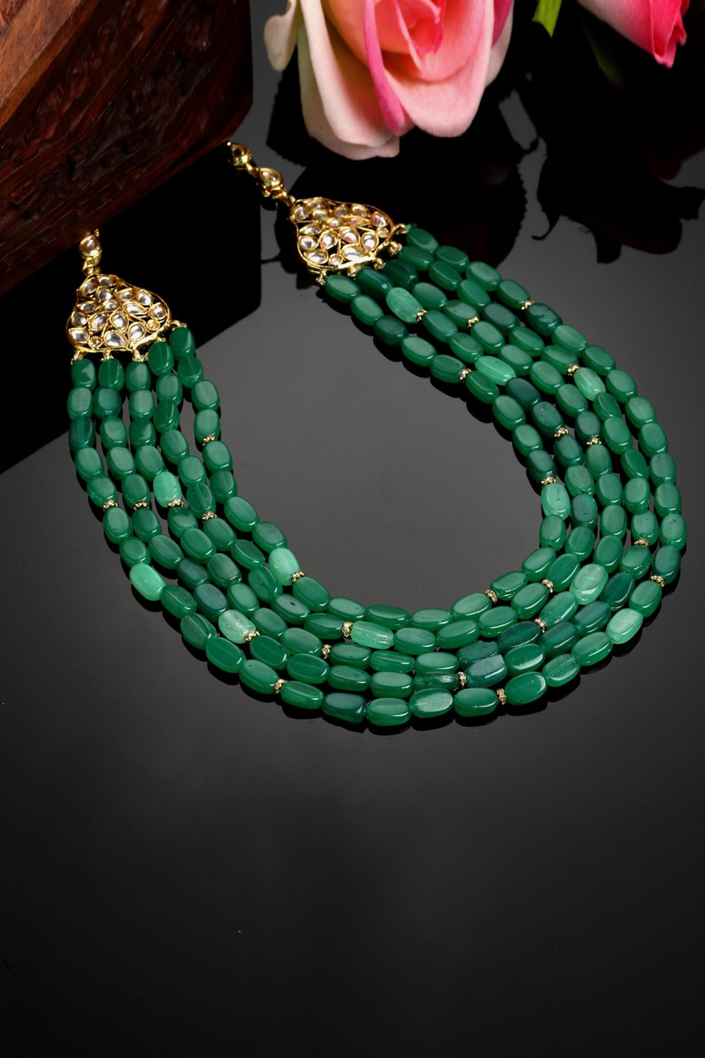 Layered Stone Necklace 