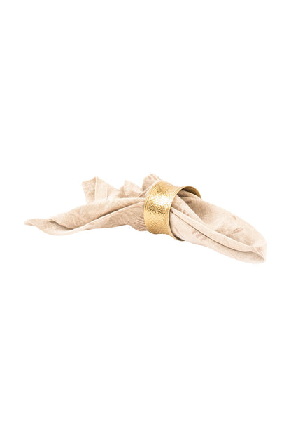 Gold-cuff Brass Napkin Ring (Set of 6)