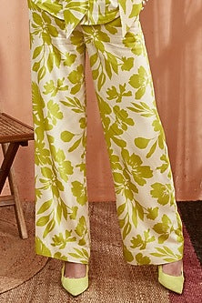 Spring Green Bemberg Lenzing Modal Co-Ord Set